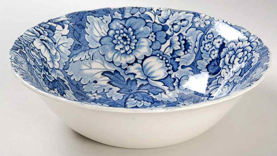 Gainsborough Blue Coupe Cereal Bowl by Wedgwood-1
