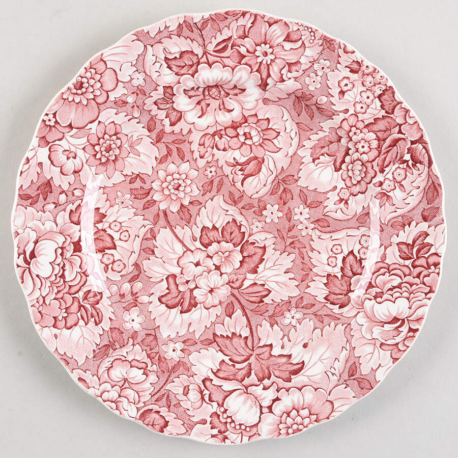 Gainsborough Red Salad Plate by Wedgwood-1