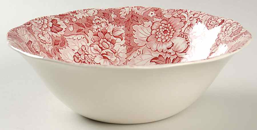Gainsborough Red 8" Round Vegetable Bowl by Wedgwood-1