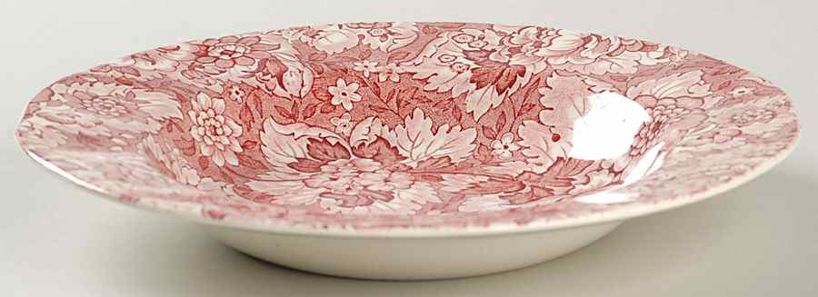 Gainsborough Red Rim Soup Bowl by Wedgwood-1