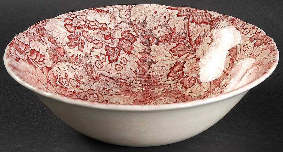 Gainsborough Red Coupe Cereal Bowl by Wedgwood-1