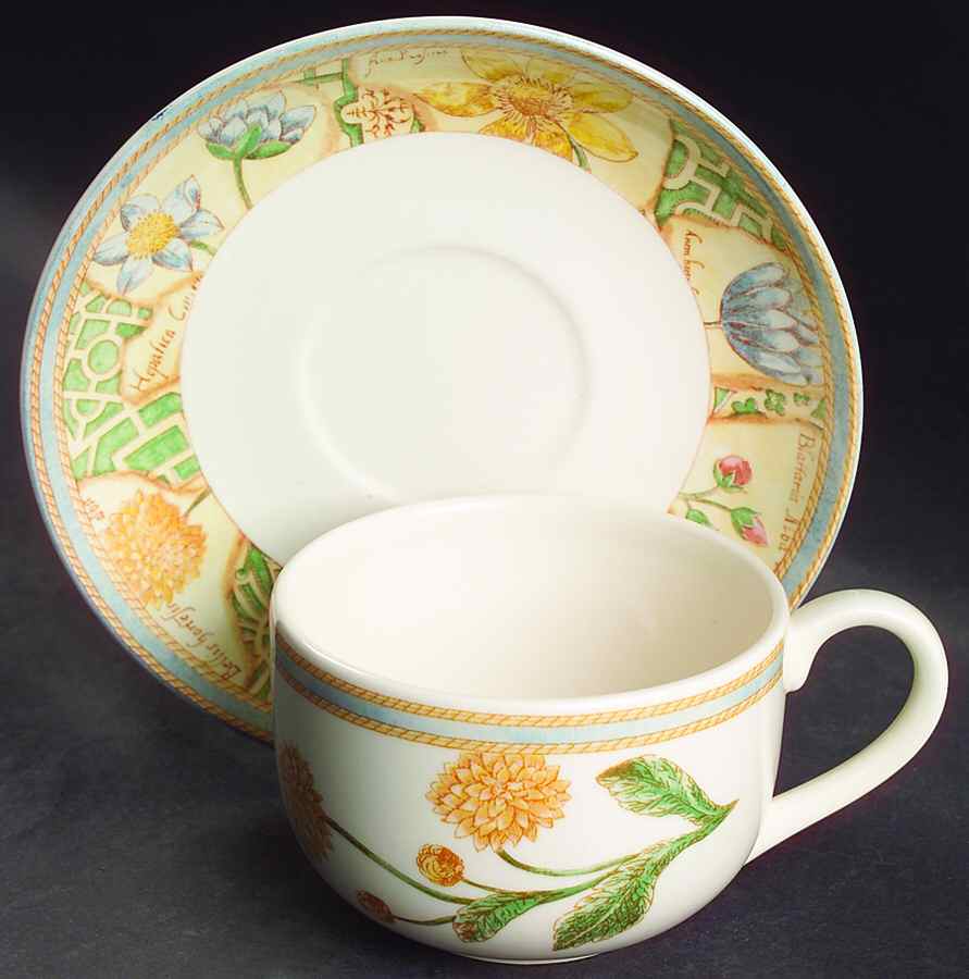Garden Maze Breakfast Cup & Saucer Set by Wedgwood-1