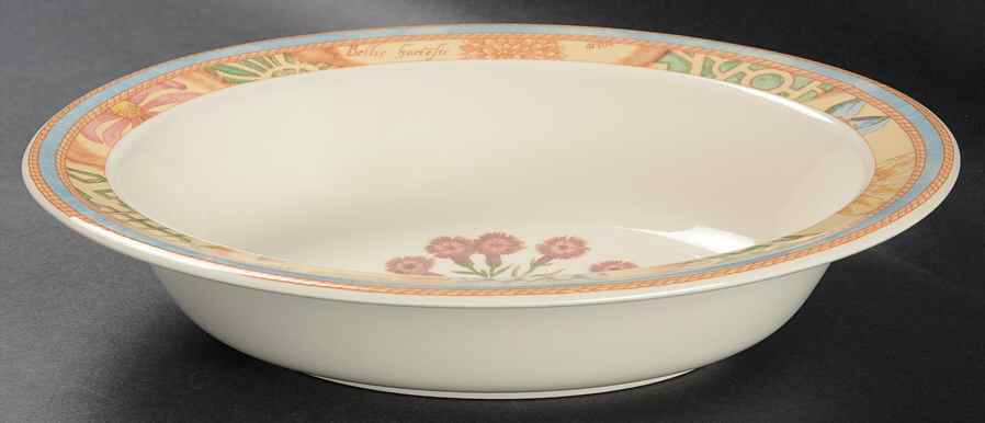 Garden Maze 9" Oval Vegetable Bowl by Wedgwood-1