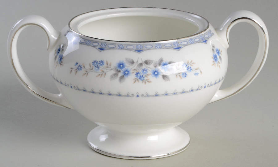 Gardenia Leigh Shape Sugar Bowl No Lid by Wedgwood-1