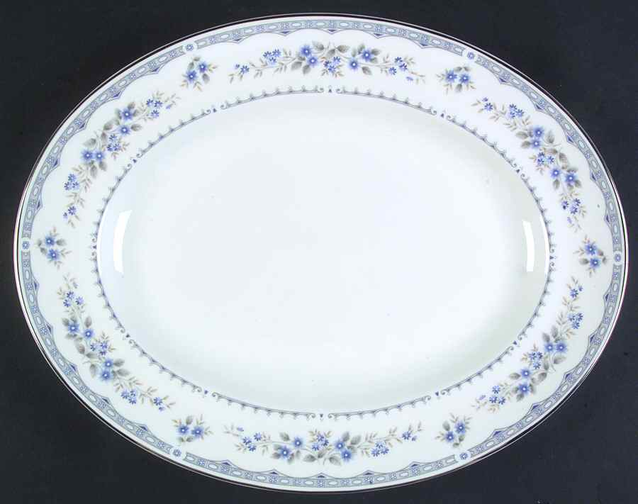 Gardenia 14" Oval Serving Platter by Wedgwood-1