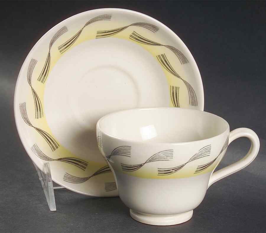Garden Footed Cup & Saucer Set by Wedgwood-1