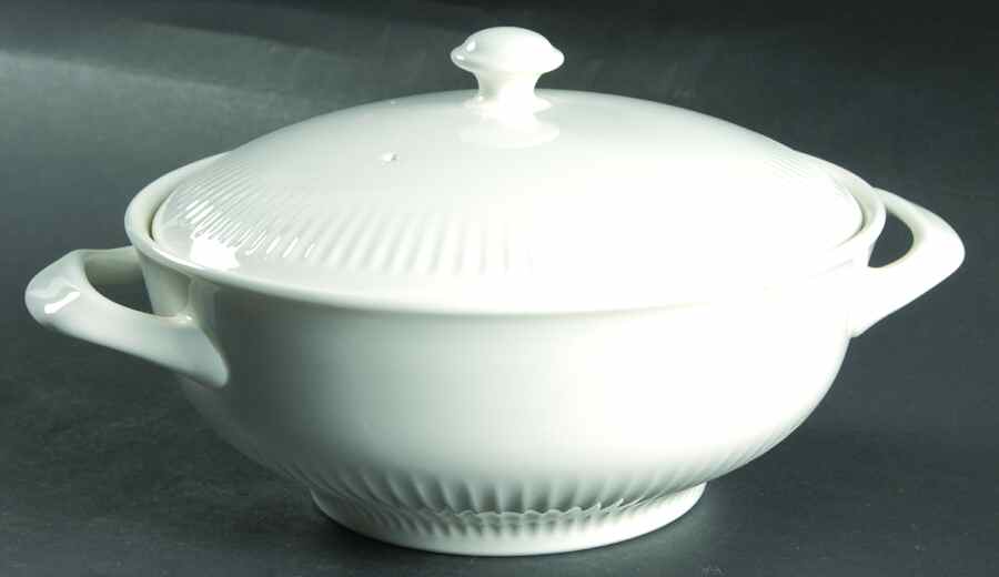 Galaxie White Round Covered Vegetable by Wedgwood-1