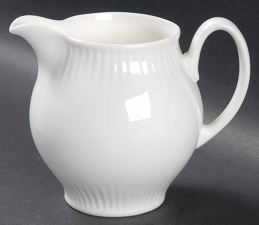 Galaxie White Creamer by Wedgwood-1