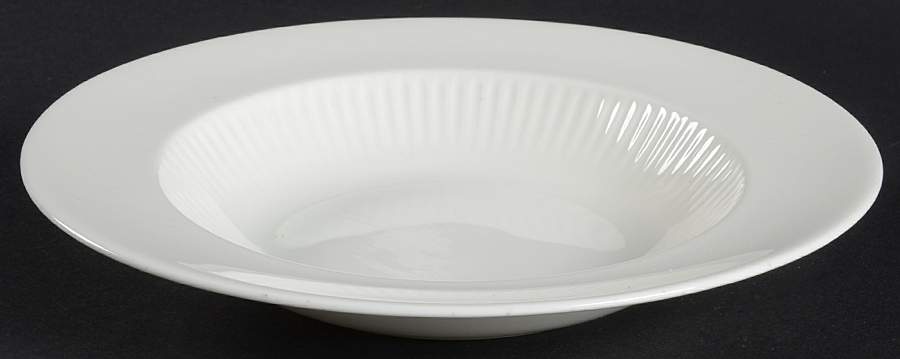 Galaxie White Rim Soup Bowl by Wedgwood-1