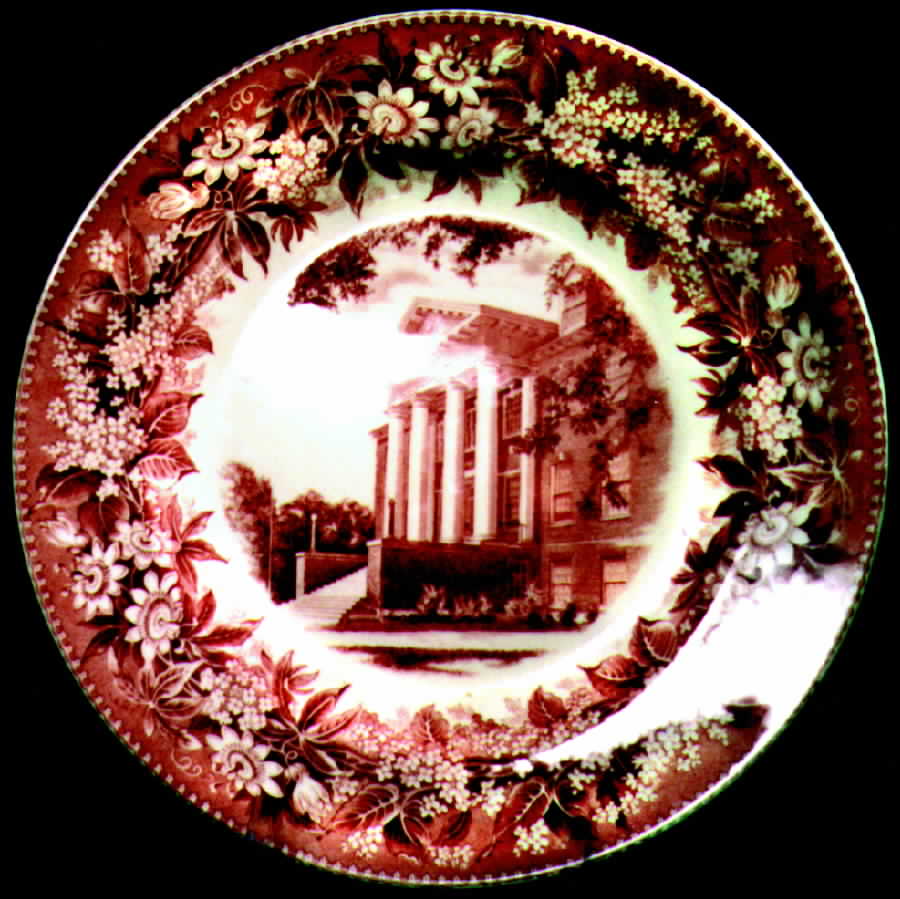 Gettysburg College Pink Dinner Plate by Wedgwood-1