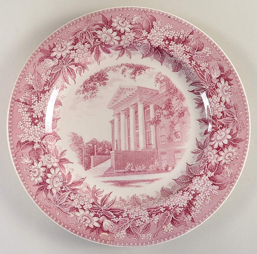 Gettysburg College Mulberry Dinner Plate by Wedgwood-1
