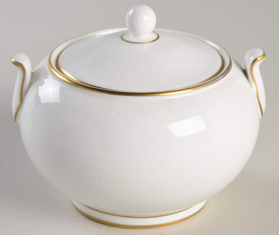 Gloucester (Rim) 146 Shape Sugar Bowl & Lid by Wedgwood-1