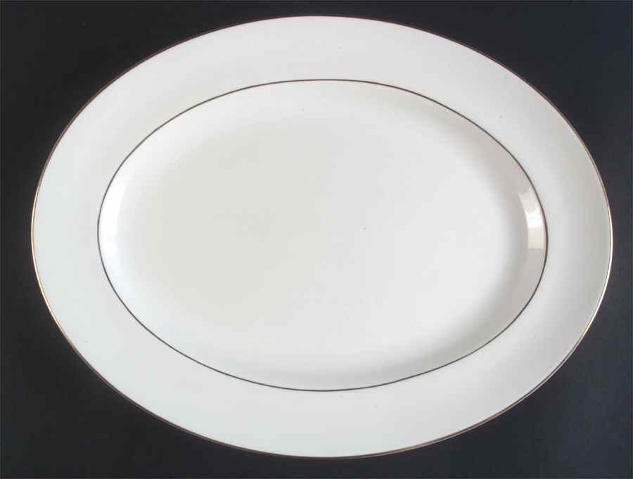 Gloucester (Rim) 15" Oval Serving Platter by Wedgwood-1