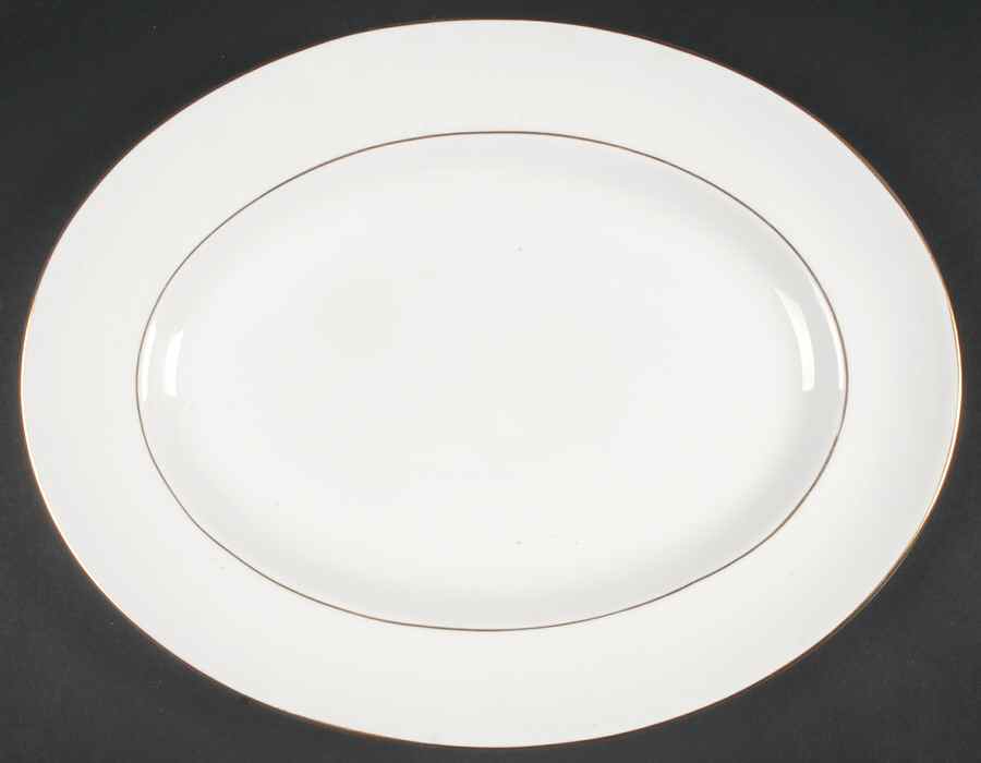 Gloucester (Rim) 13" Oval Serving Platter by Wedgwood-1