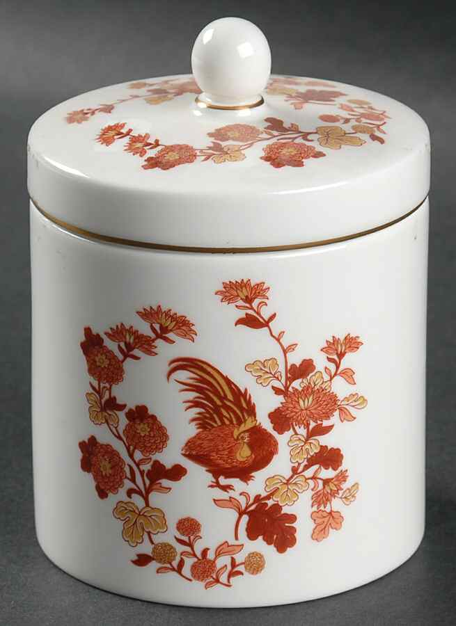 Golden Cockerel Candy Jar & Lid by Wedgwood-1