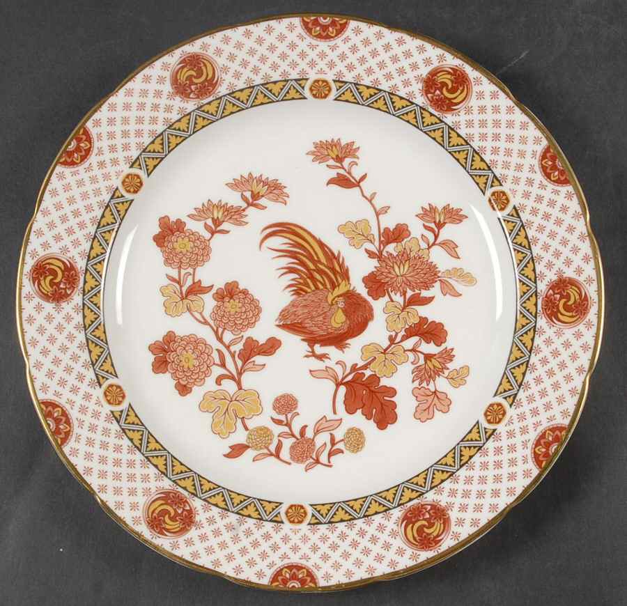 Golden Cockerel Luncheon Plate by Wedgwood-1