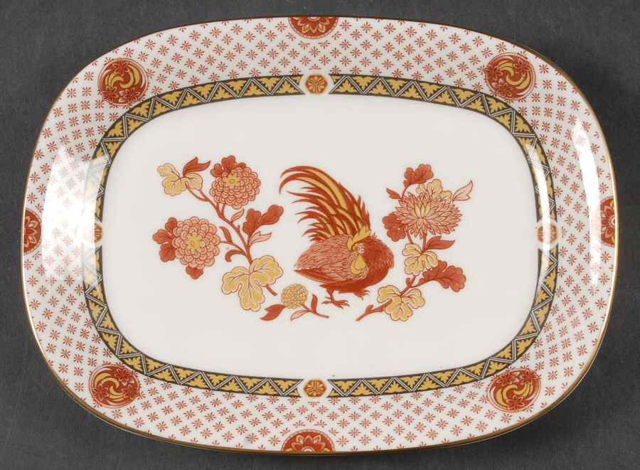 Golden Cockerel Relish/Gravy Underplate by Wedgwood-1