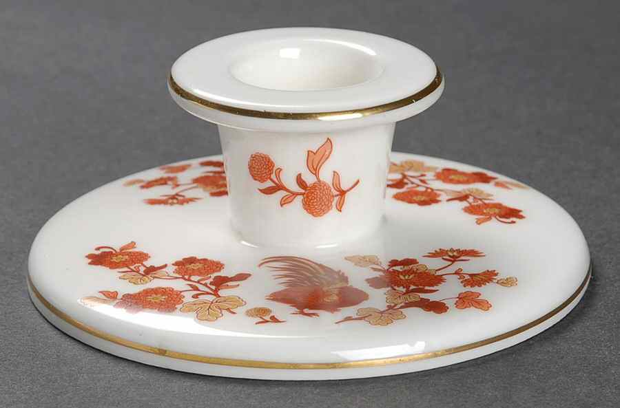 Golden Cockerel 1" Small Candlestick by Wedgwood-1
