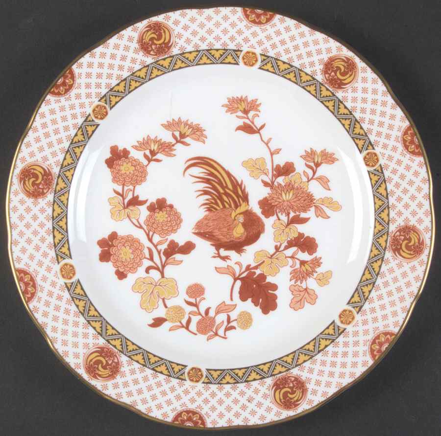 Golden Cockerel Salad Plate by Wedgwood-1