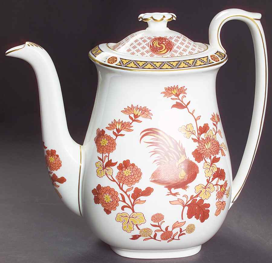 Golden Cockerel Coffee Pot & Lid by Wedgwood-1