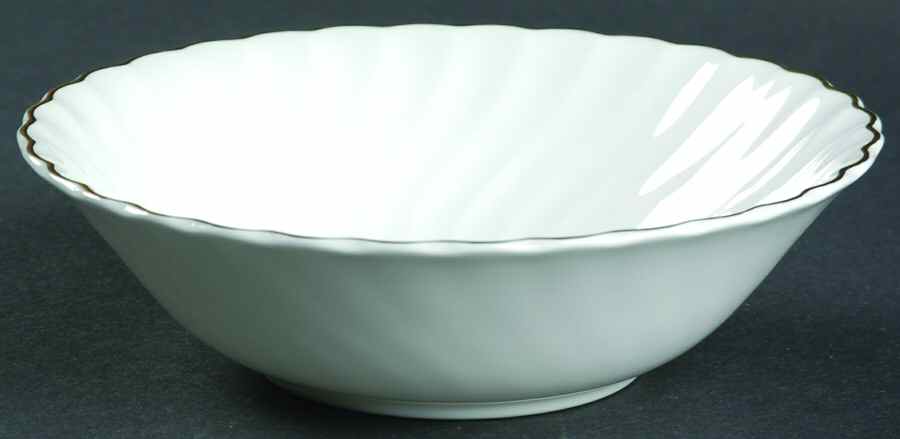 Gold Chelsea Coupe Cereal Bowl by Wedgwood-1