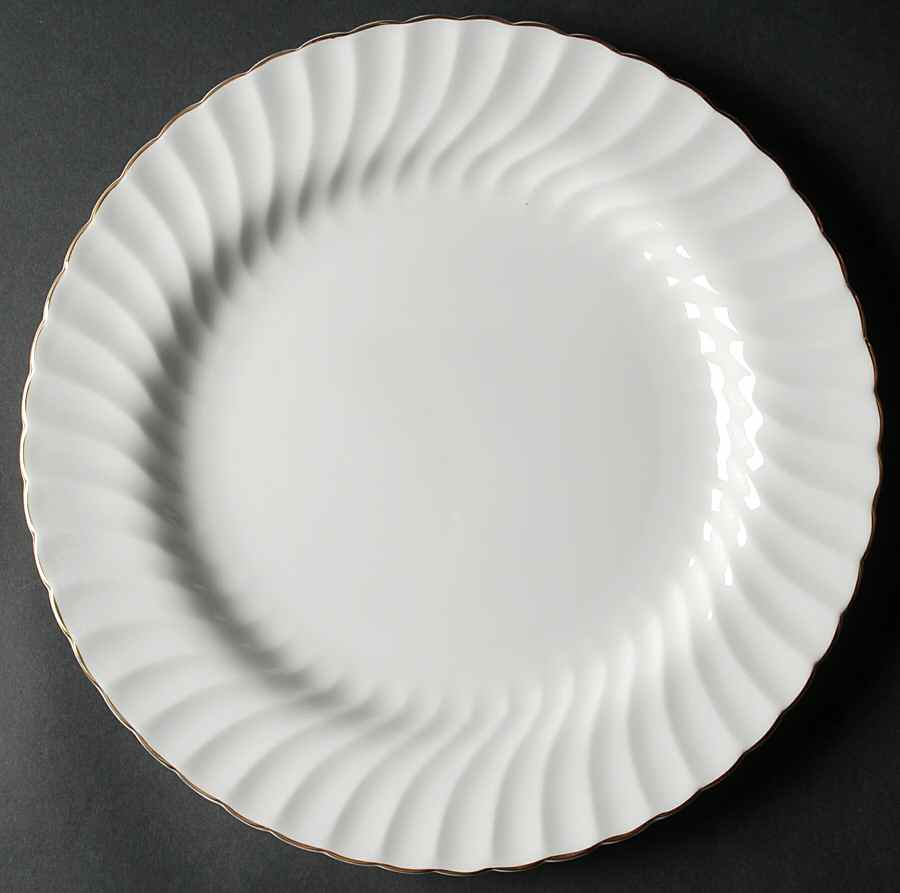 Gold Chelsea 13" Chop Plate (Round Platter) by Wedgwood-1