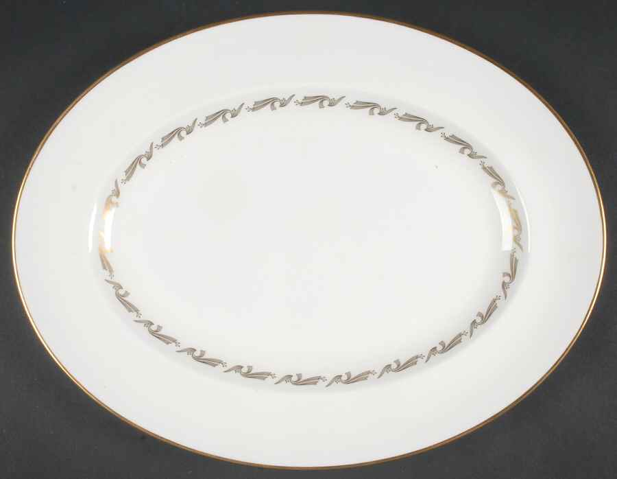 Golden Fleece 13" Oval Serving Platter by Wedgwood-1