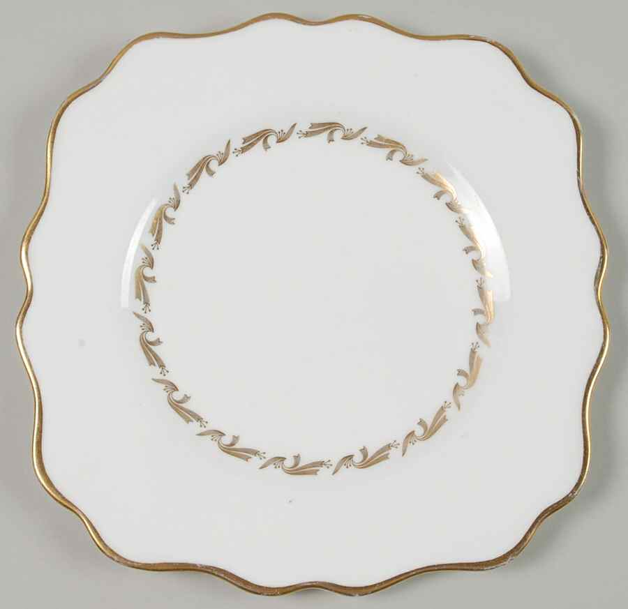 Golden Fleece Square Salad Plate by Wedgwood-1