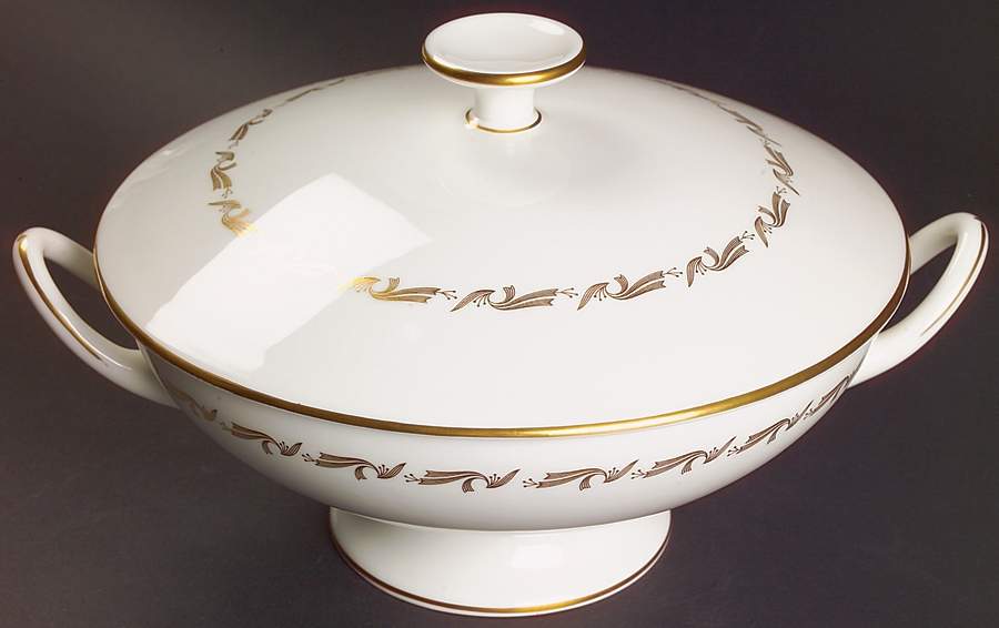 Golden Fleece Round Covered Vegetable by Wedgwood-1