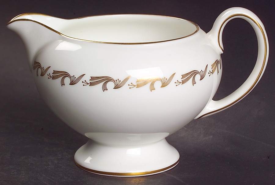 Golden Fleece Leigh Shape Creamer by Wedgwood-1