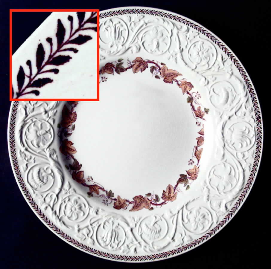 Golden Ivy (Laurel Rim) Dinner Plate by Wedgwood-1