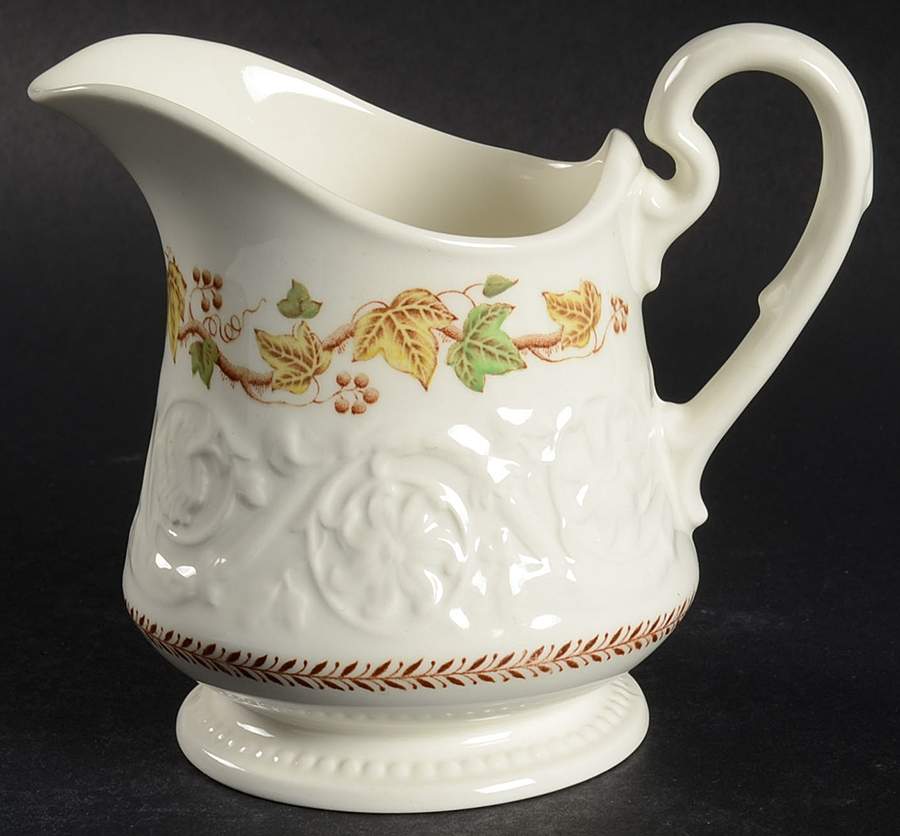 Golden Ivy (Laurel Rim) Creamer by Wedgwood-1