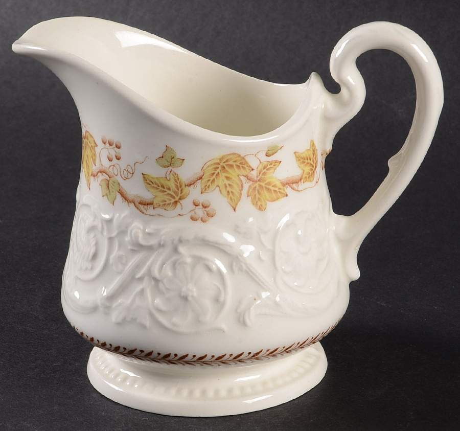 Golden Ivy (Laurel Rim) Creamer by Wedgwood-1