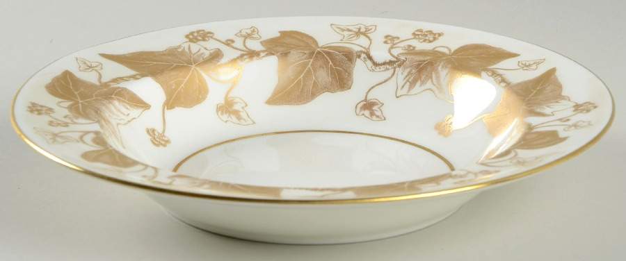 Golden Ivy Rim Soup Bowl by Wedgwood-1