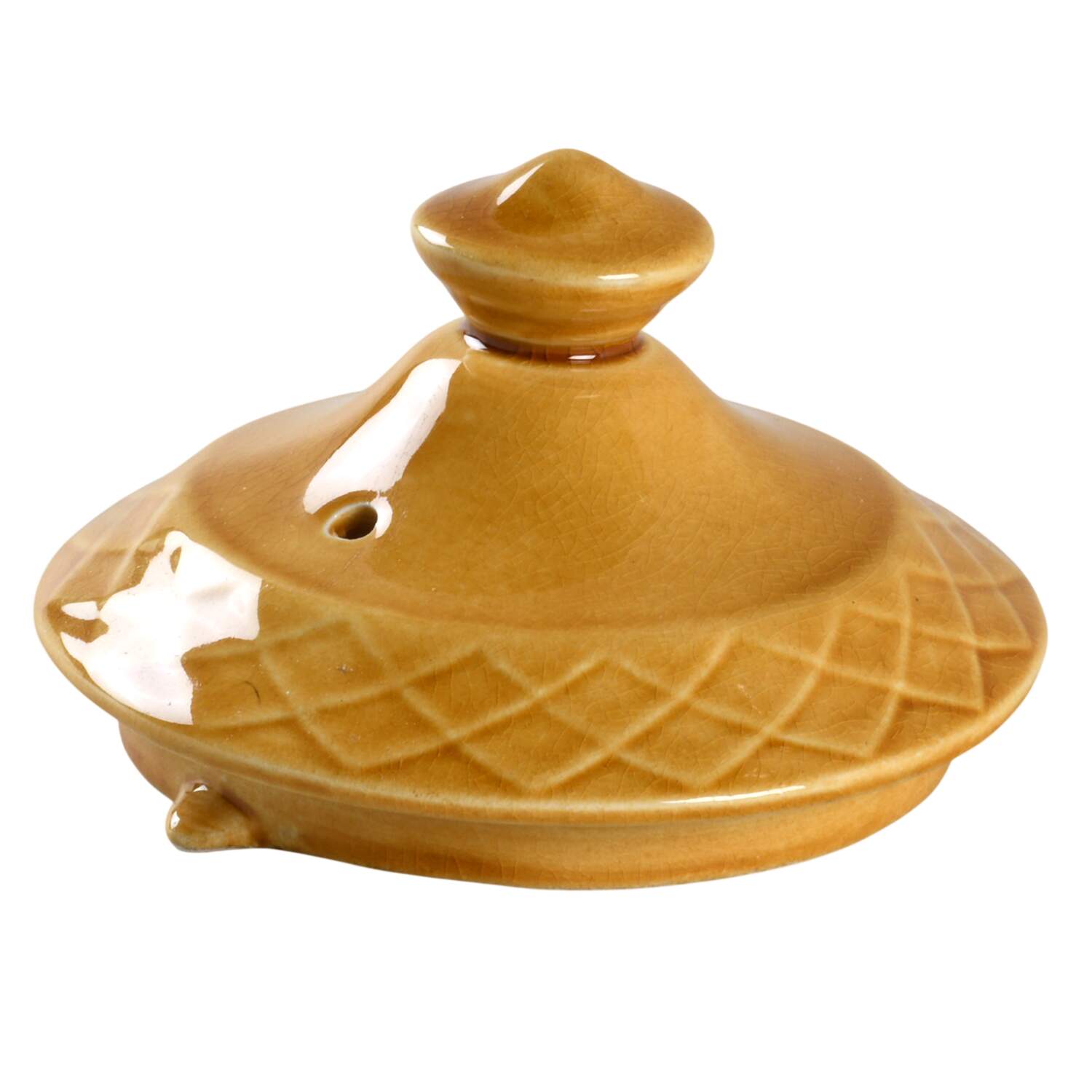 Gold Medallion Lid for Teapot by Wedgwood-1