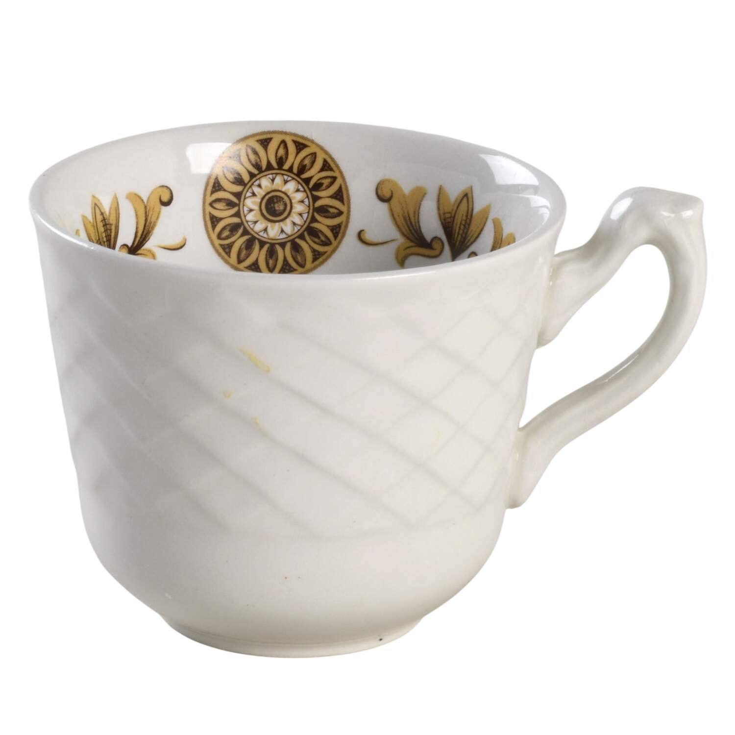 Gold Medallion Flat Demitasse Cup by Wedgwood-1