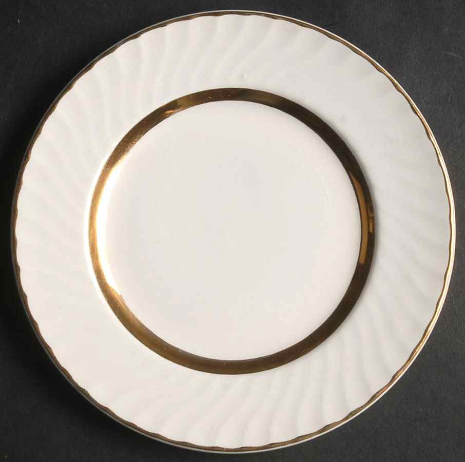 Golden Swirl Bread & Butter Plate by Wedgwood-1