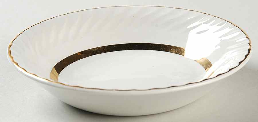 Golden Swirl Fruit/Dessert (Sauce) Bowl by Wedgwood-1