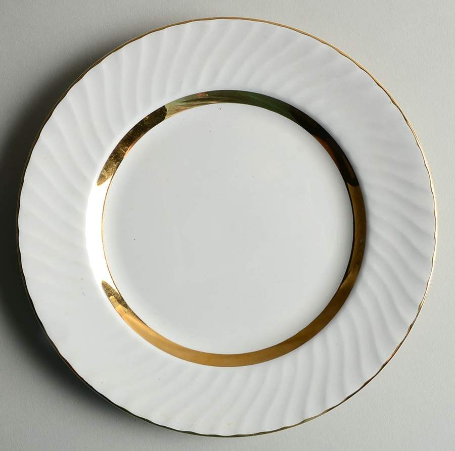 Golden Swirl Salad Plate by Wedgwood-1