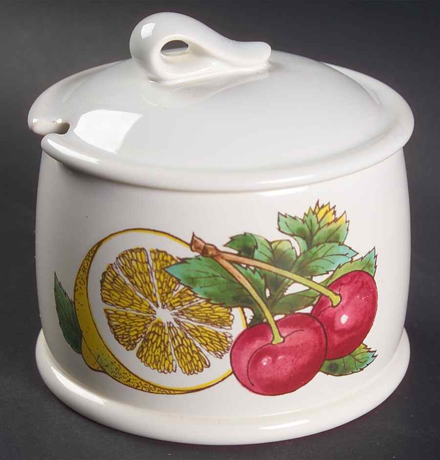 Gourmet Sugar Bowl & Lid by Wedgwood-1
