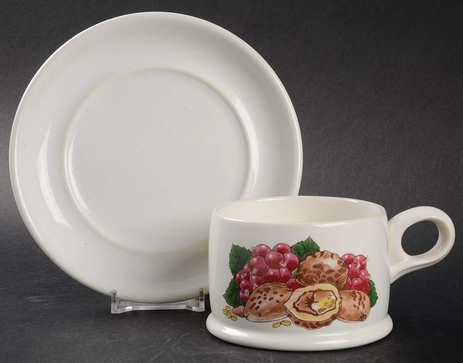 Gourmet Flat Cup & Saucer Set by Wedgwood-1
