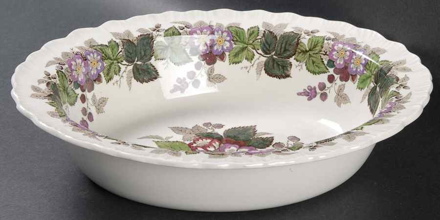 Gratewood 9" Oval Vegetable Bowl by Wedgwood-1