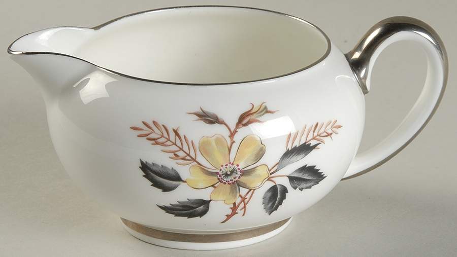 Greenwood (Bone) Creamer by Wedgwood-1