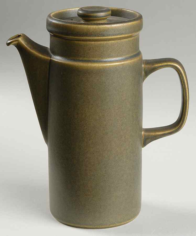 Greenwood (Earthenware) Mini Coffee Pot & Lid by Wedgwood-1