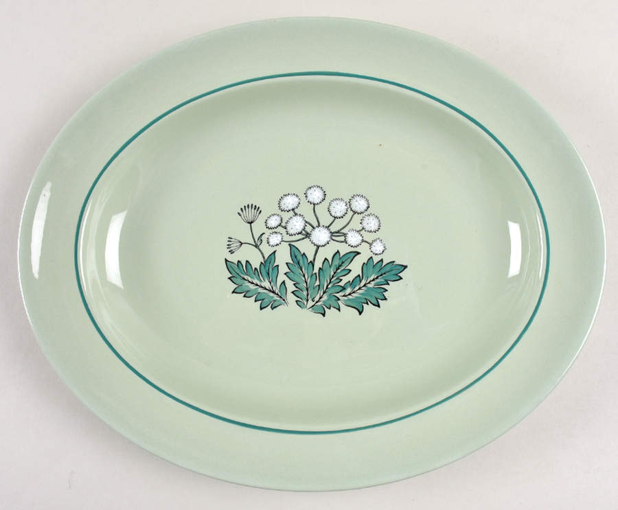 Greensleeves 12" Oval Serving Platter by Wedgwood-1