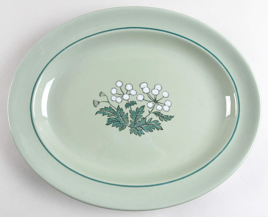 Greensleeves 14" Oval Serving Platter by Wedgwood-1