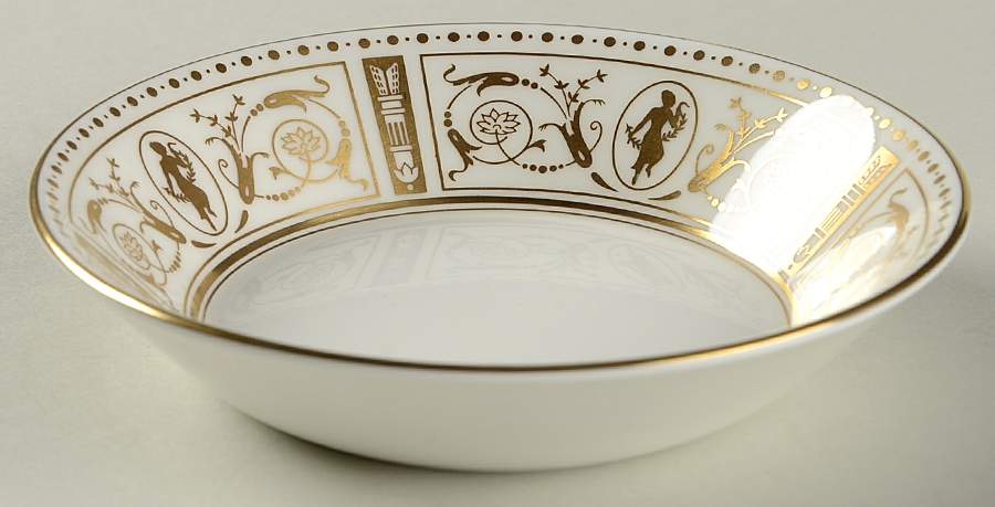 Grecian Gold Fruit/Dessert (Sauce) Bowl by Wedgwood-1
