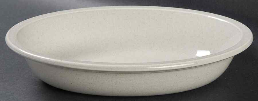 Greystone 9" Oval Vegetable Bowl by Wedgwood-1