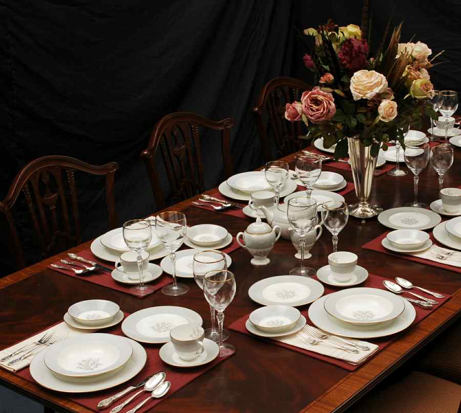 Grey Friar Pink 61 Piece Estate Set by Wedgwood-1