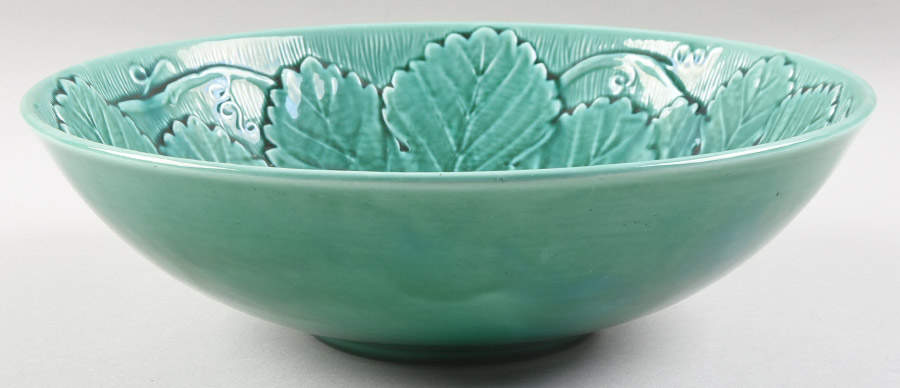 Green Glaze 11" Large Salad Serving Bowl by Wedgwood-1